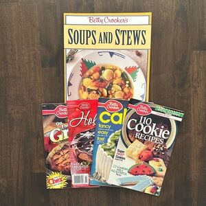 Vintage Betty Crocker Recipe Cookbook Collection Set of 5 Books